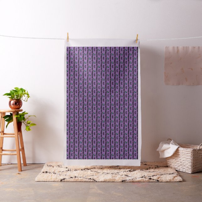 Laughing Eye COLOR PURPLE Fabric (In Situ)