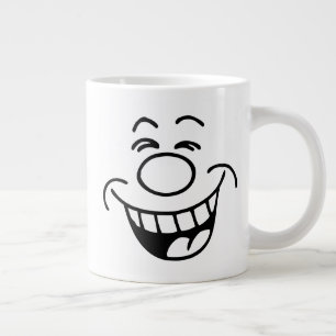 Laughing Face Emoji Large Coffee Mug