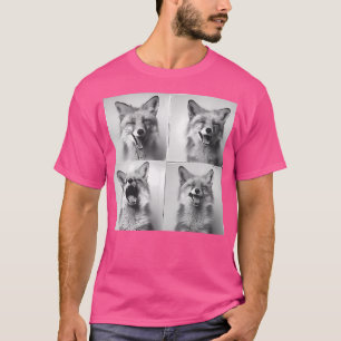 Laughing Fox Face Quirky Love Foxes Funny Fox Love T-Shirt