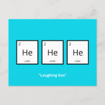 Laughing Gas Helium | Humourous Science Pun  Holid