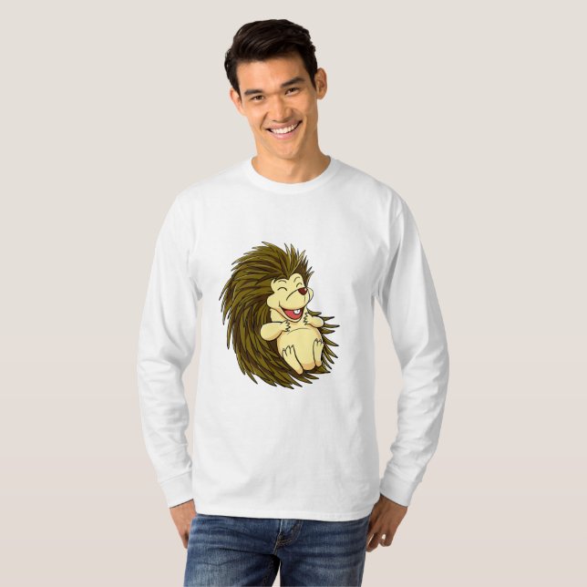 Laughing Hedgehog T-Shirt (Front Full)