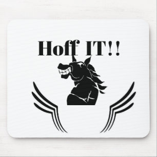 Laughing horse mouse pad