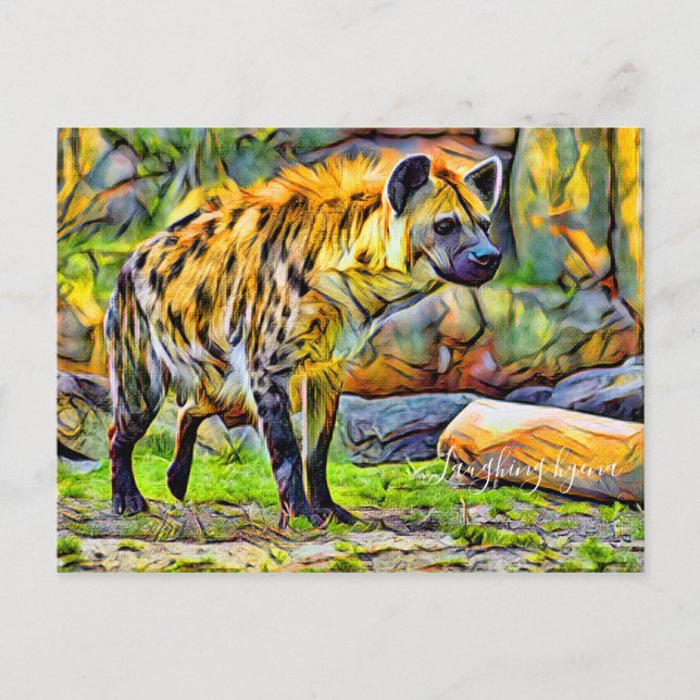 Laughing hyena [Postcard] Postcard (Front)