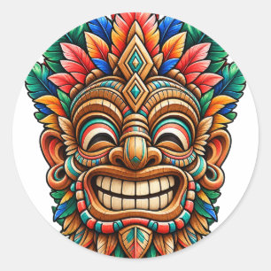 Laughing Island Tiki Sticker