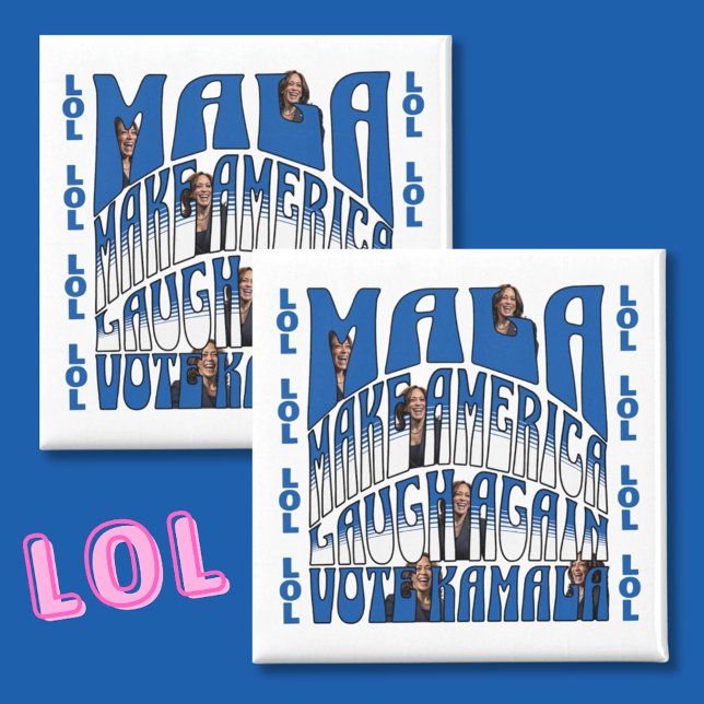 Laughing Kamala Magnet (Creator Uploaded)