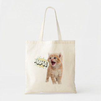 Laughing Kitten Tote Bag