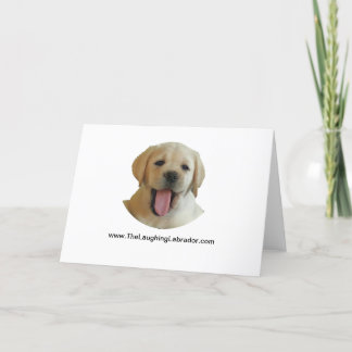 Laughing Labrador Thank You Card