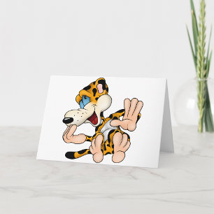Laughing Leopard Greeting Cards