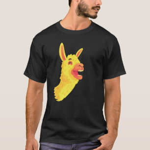 Laughing Llama Alpaca Boy Girl Kids T-Shirt