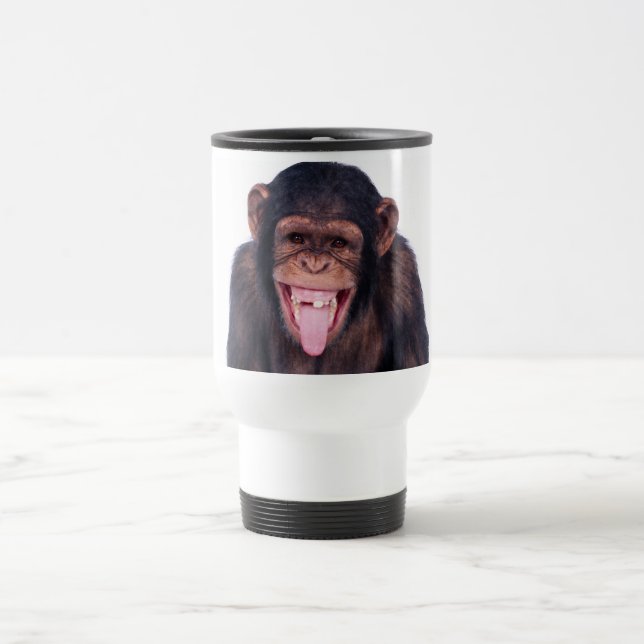 Laughing Monkey Travel Mug (Center)