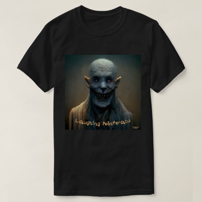 Laughing Nosferatu T-Shirt (Design Front)