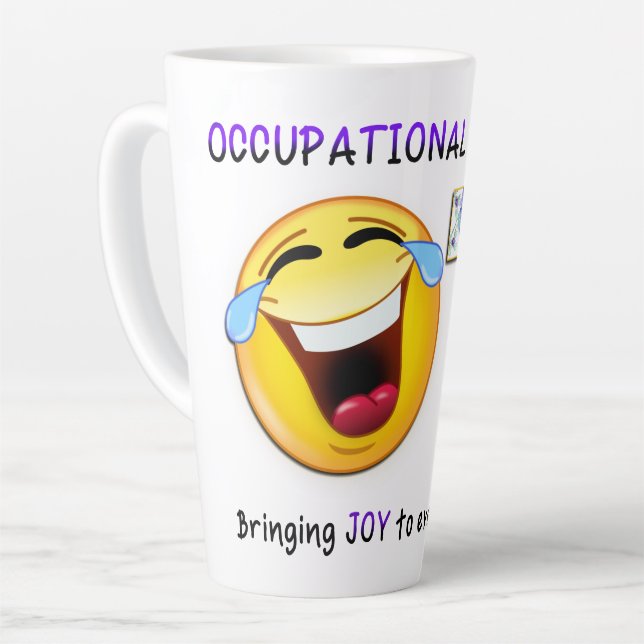 Laughing OT Latte Mug (Left Angle)