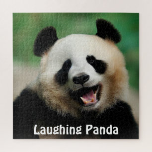 Laughing Panda Jigsaw Puzzle