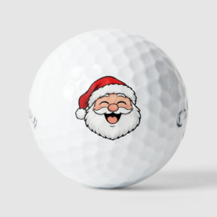 laughing Santa, Merry Christmas Golf Balls