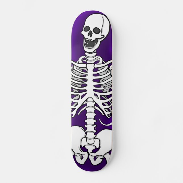 Laughing Skeleton Skateboard (Front)