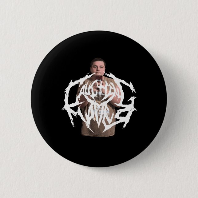 Laughing Sticker  6 Cm Round Badge (Front)