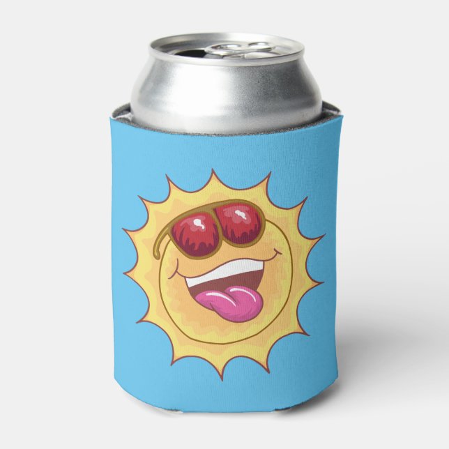 Laughing Sun Can Cooler (Can Front)