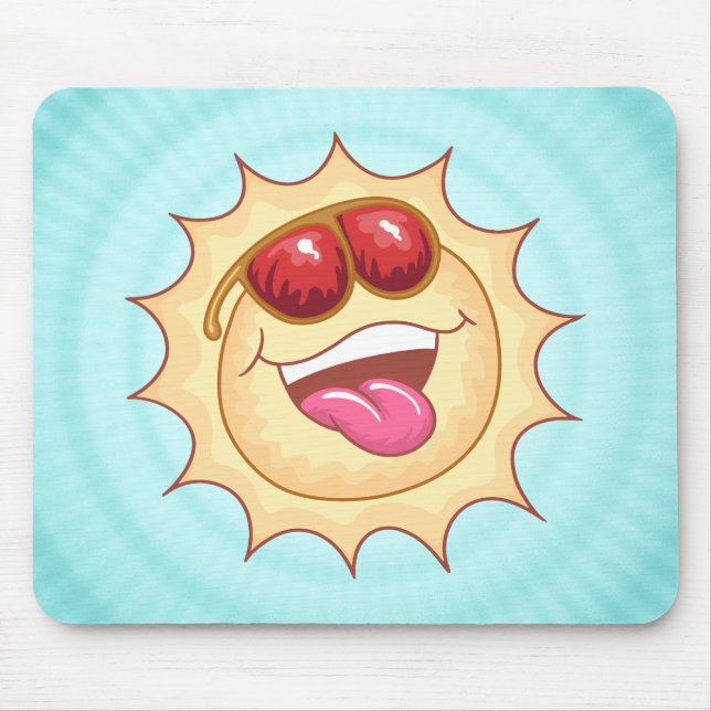Laughing Sun Mouse Pad (Front)