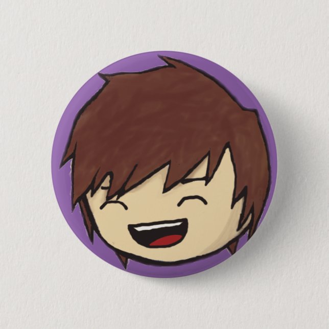 Laughing Tear Button (Front)