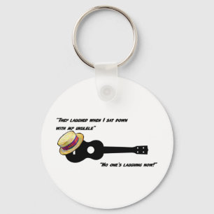 Laughing Ukulele Key Ring