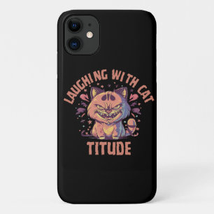 Laughing with Cat-titude Case-Mate iPhone Case