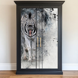 Laughing Zebra Wildlife Decoupage Paper