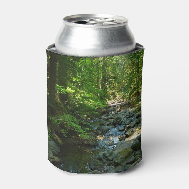 Laughingwater Creek at Mount Rainier National Park Can Cooler (Can Front)