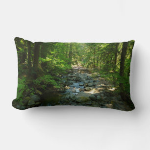 Laughingwater Creek at Mount Rainier National Park Lumbar Cushion