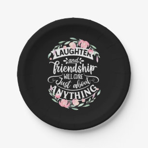 Laughter And Friendship Paper Plate