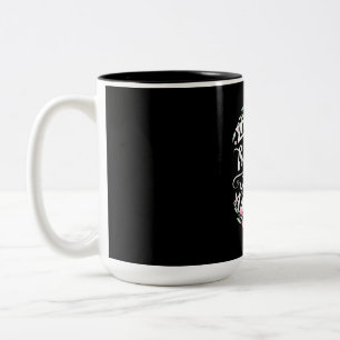 Laughter And Friendship Two-Tone Coffee Mug