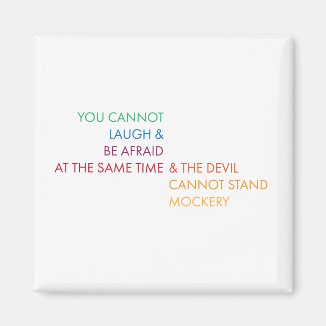 Laughter Dispels Feat Magnet (Front)