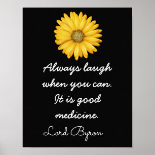 Laughter Good Medicine -- _ Art Print_ Poster