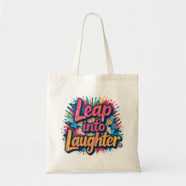 Laughter is Contagious Tote Bag (Front)
