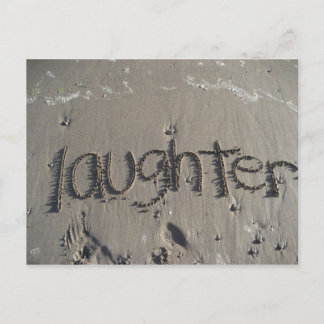 laughter postcard