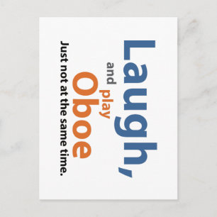Laugn and Play Oboe Postcard