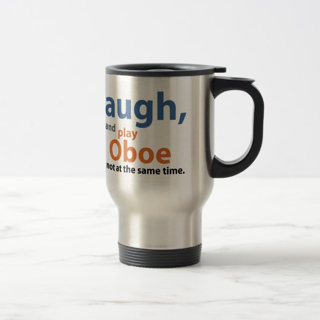 Laugn and Play Oboe Travel Mug (Right)