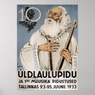 Laulupidu, Vanamuine Poster 1933
