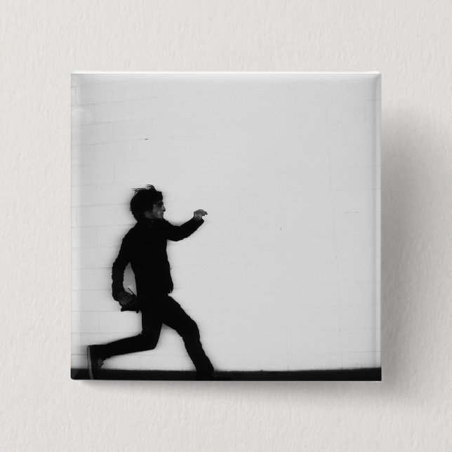 Launch 15 Cm Square Badge (Front)