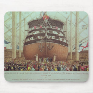 Launch of H.M.S. Royal Albert, Screw Steamer Mouse Pad