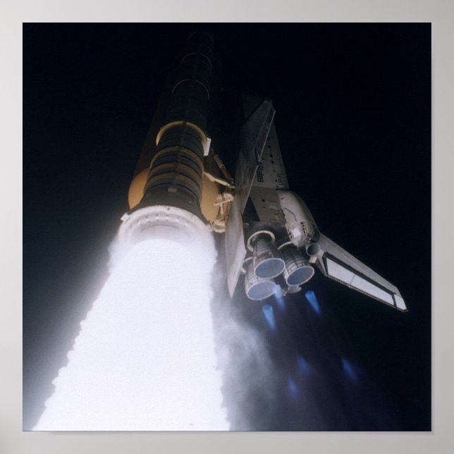 Launch of Space Shuttle Atlantis (STS-79) Poster (Front)