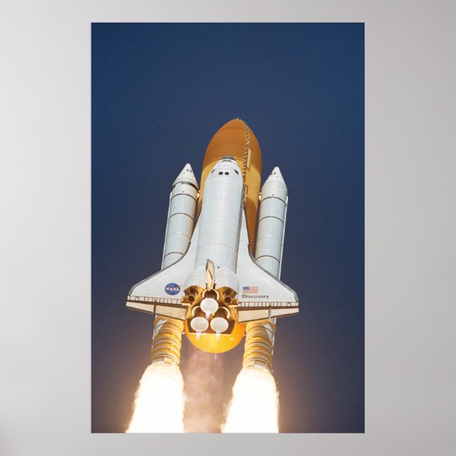 Launch of Space Shuttle Discovery (STS-114) Poster (Front)