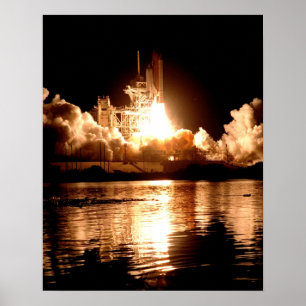 Launch of Space Shuttle Endeavour (STS-88) Poster