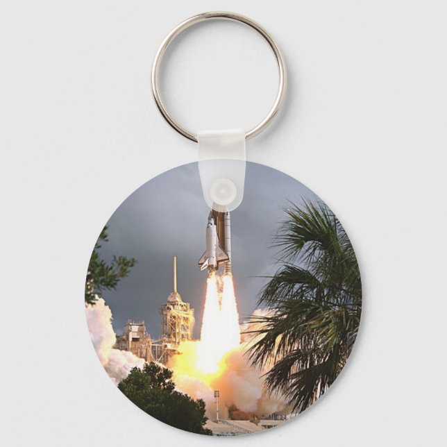 launch with palms key ring (Front)