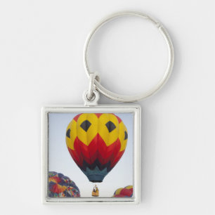 Launching hot air balloons key ring