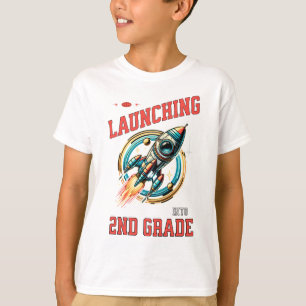 Launching into 2nd Grade -Back to School T-Shirt