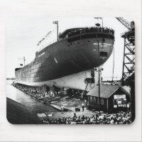 Launching of the Edmund Fitzgerald  6-8-1958 (#1)