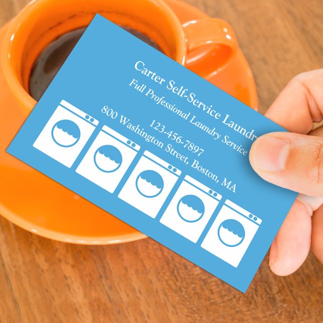 Laundromat Business Card (Creator Uploaded)