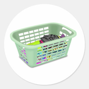 Laundry Basket Stickers