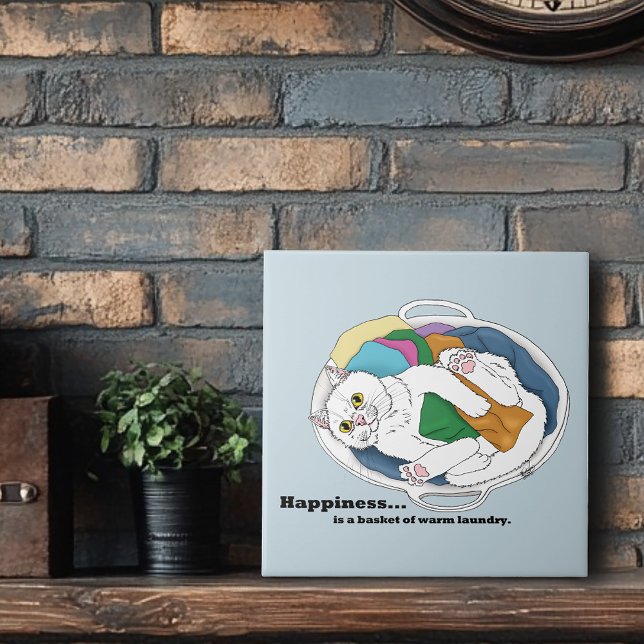 Laundry Day Cat Tile (Creator Uploaded)