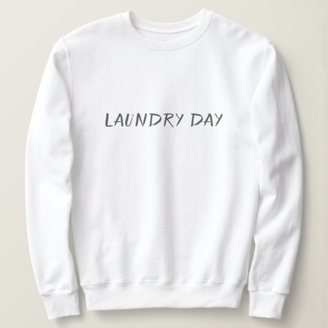 Laundry Day Cozy Crewneck Sweatshirt (Design Front)